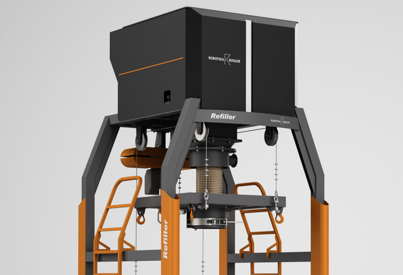 BIg Bag Charger Filling device for large bags
