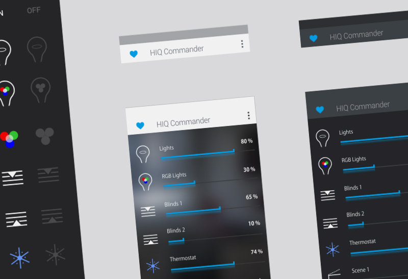 HiQ Commander Application for Smart Houses