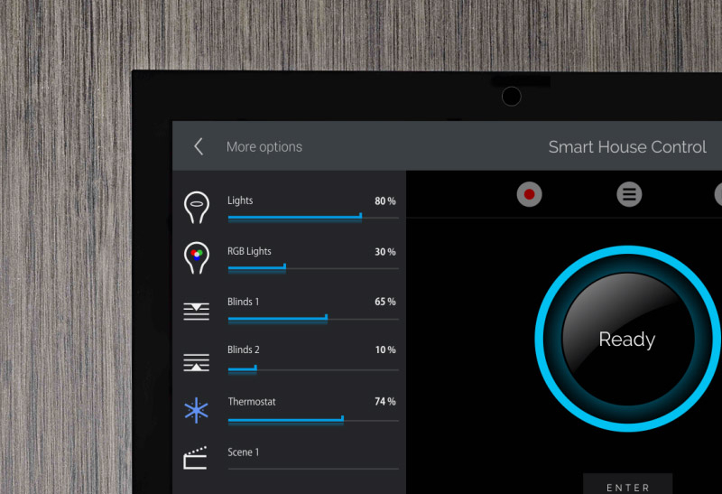 HiQ Commander Mobile App for Smart Houses