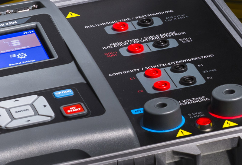 Multitester Operation Panel Graphics